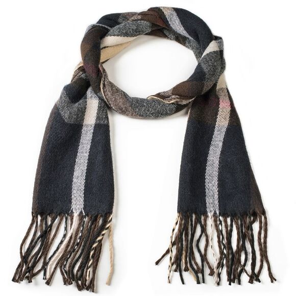 Alpine Swiss Mens Plaid Scarf Soft Winter Shawl Lightweight Cold-Weather Gear - Picture 2 of 8